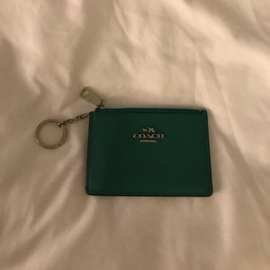 Green Coach Key Card Case